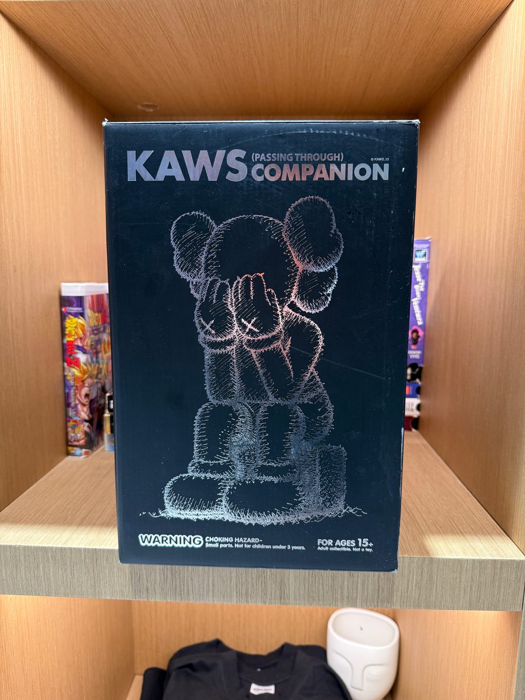 2013 KAWS Passing Through Black Companion Figure KIF Vintage