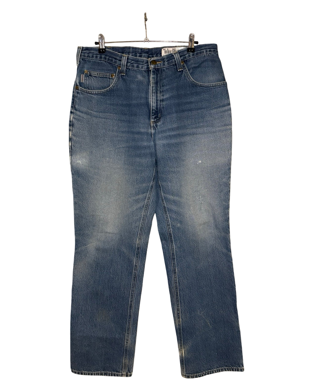 34 x 34 Vintage Carhartt Faded Blue Denim Jeans