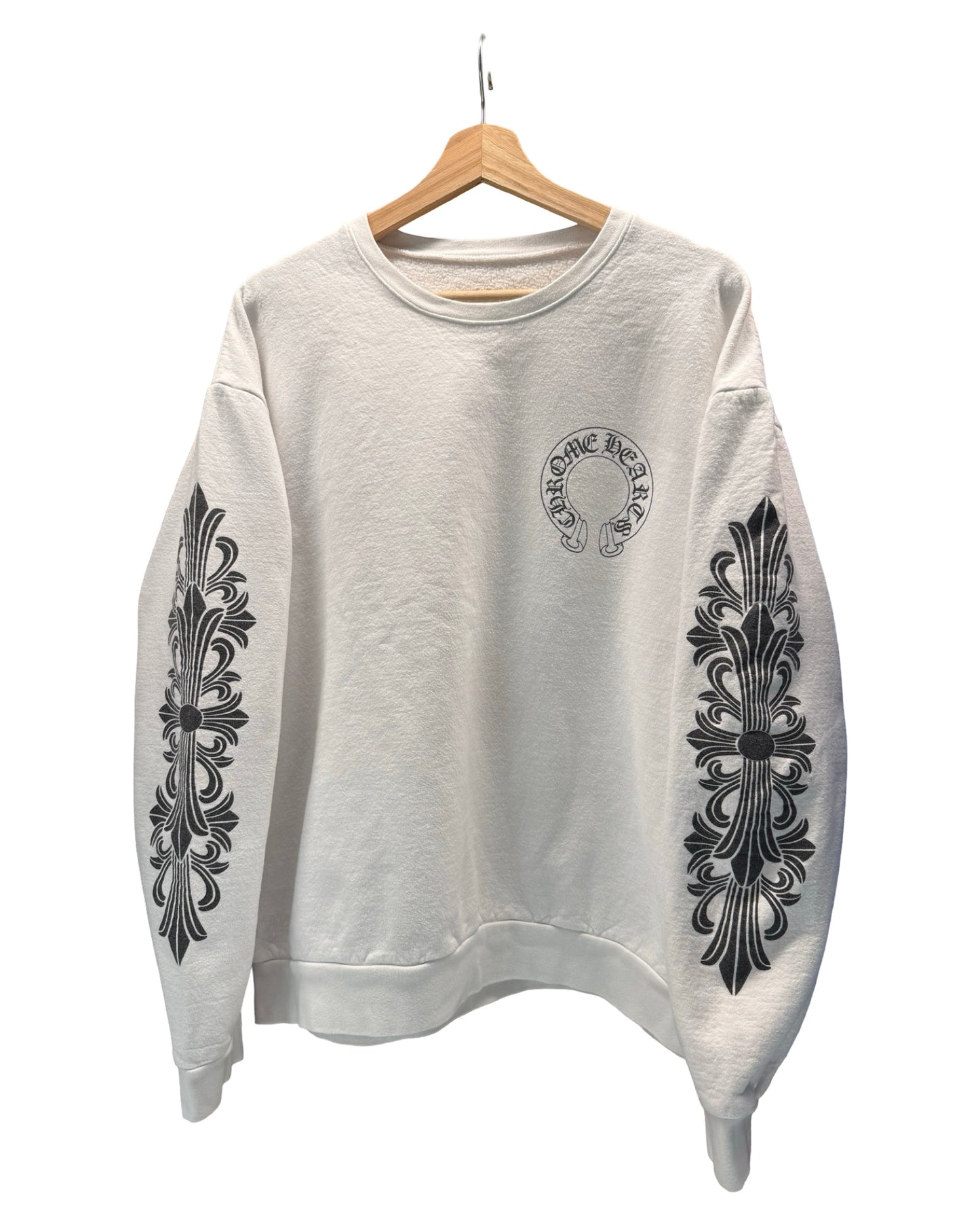 Chrome Hearts Horseshoe Floral Oversized Crewneck
