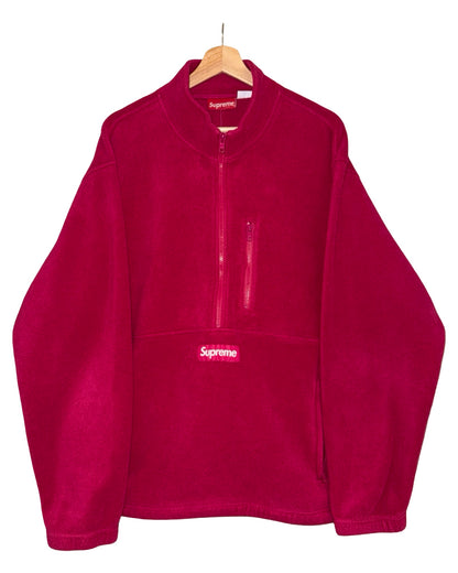 Supreme Pink Polartec Quarter Zip Jacket