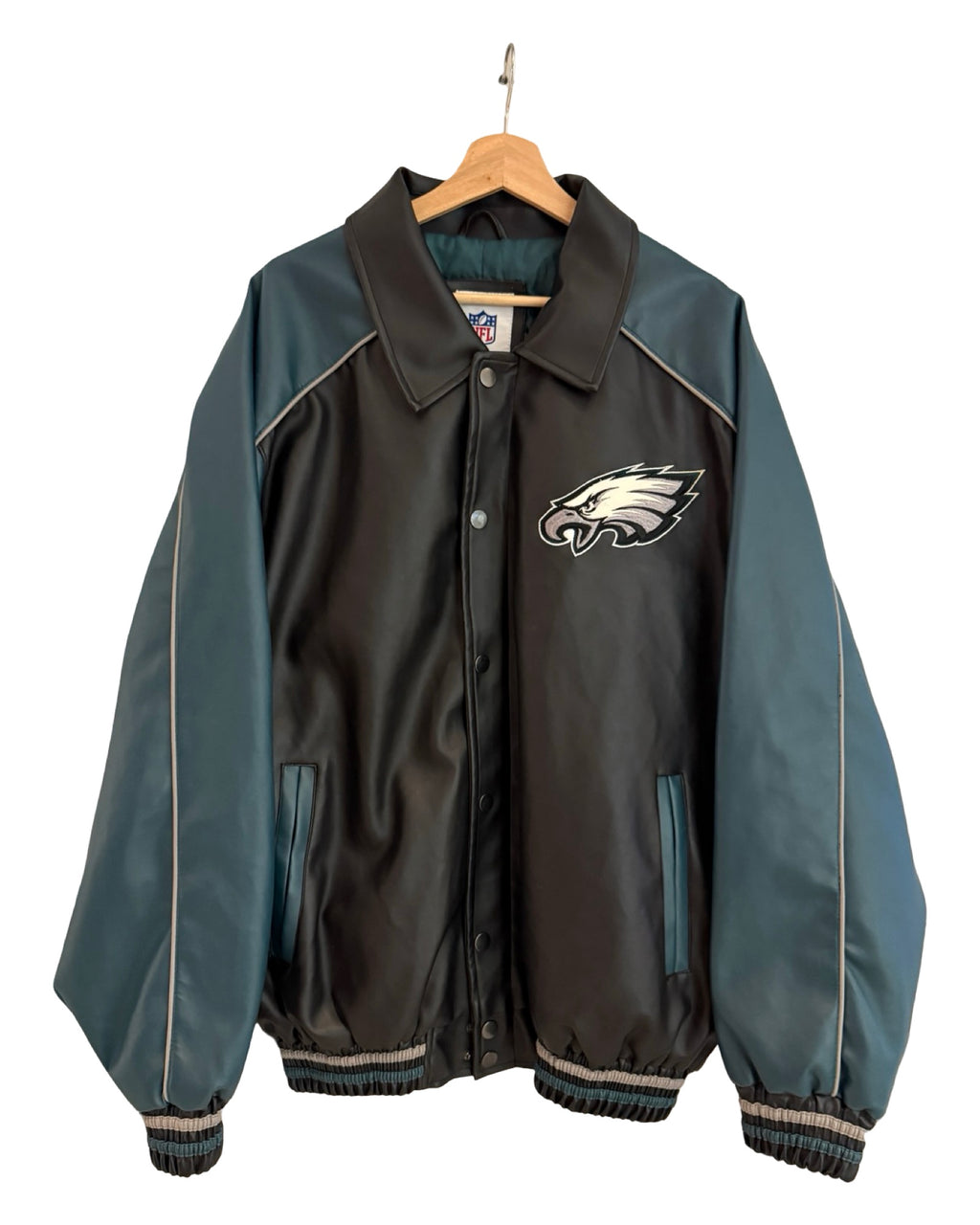 Vintage Philadelphia Eagles Leather Jacket KIF Vintage
