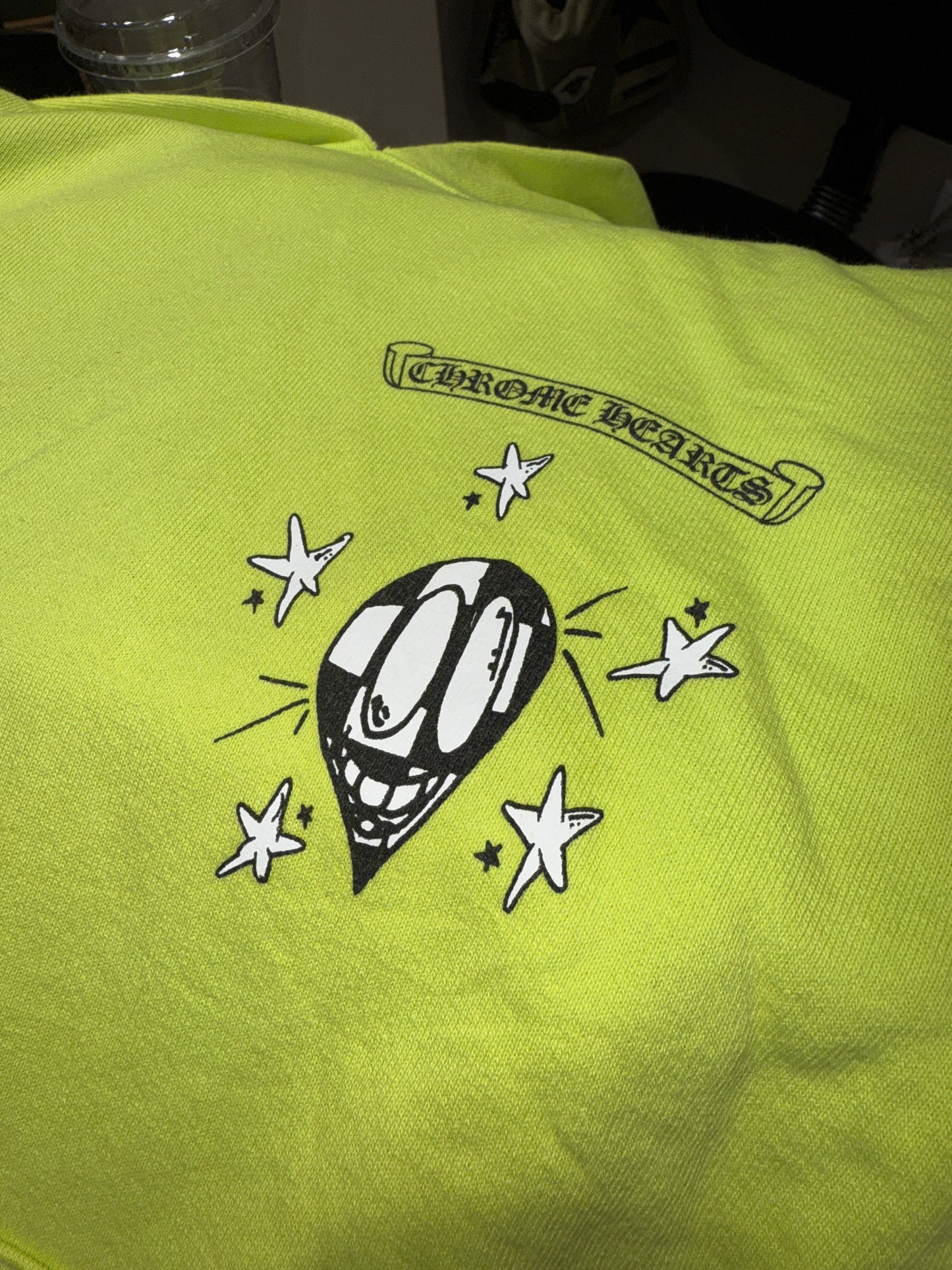 Chrome Hearts Matty Boy Lime Green Hoodie