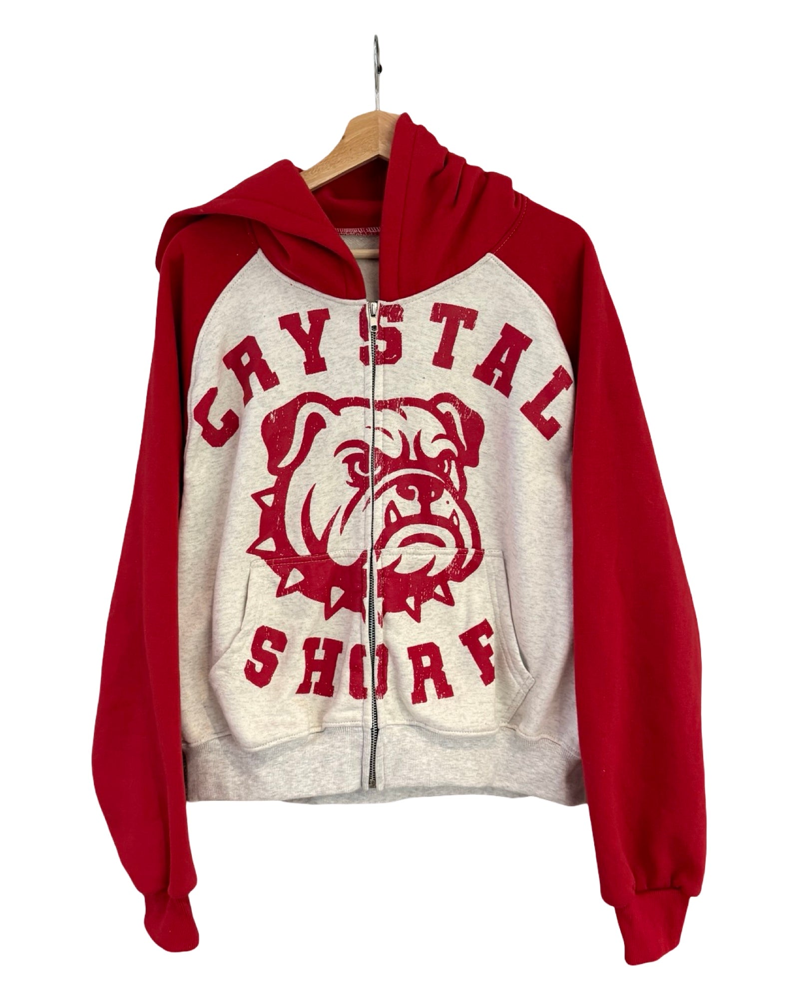 クリスタルショア ブルドッグス ジップアップパーカー