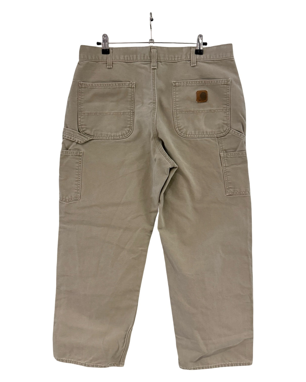 Pantalones de carpintero Carhartt Ivory vintage de 36 x 30