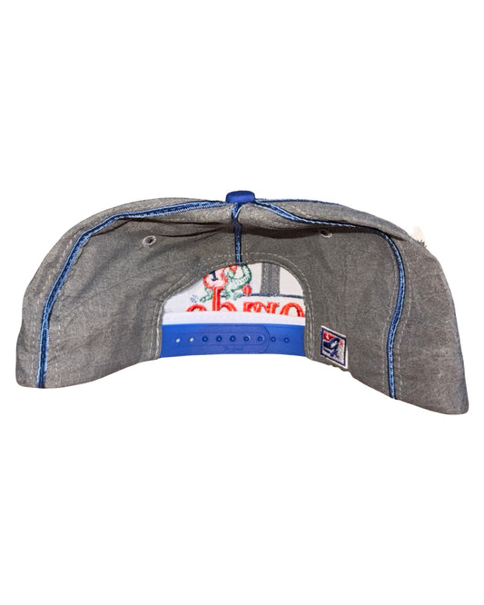 Vintage DS 90s Florida Gators The Game Gray Snapback Hat KIF Vintage