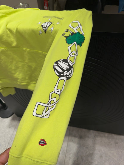 Chrome Hearts Matty Boy Lime Green Hoodie