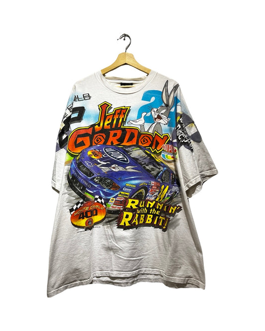 Vintage 2001 Nascar x Bugs Bunny Jeff Gordon Tee