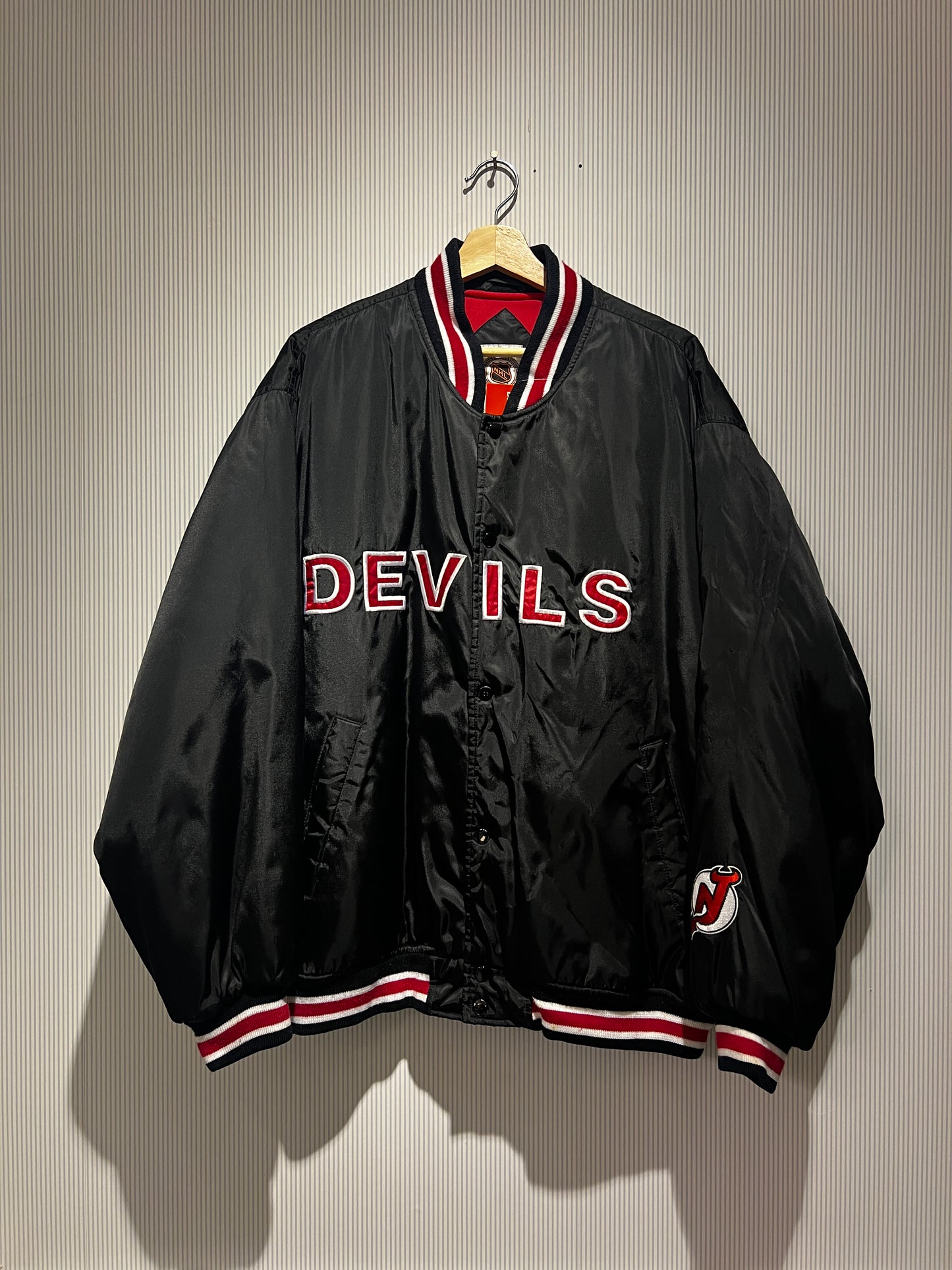 Vintage 90s New Jersey Devils NHL Turbo Zone Jacket