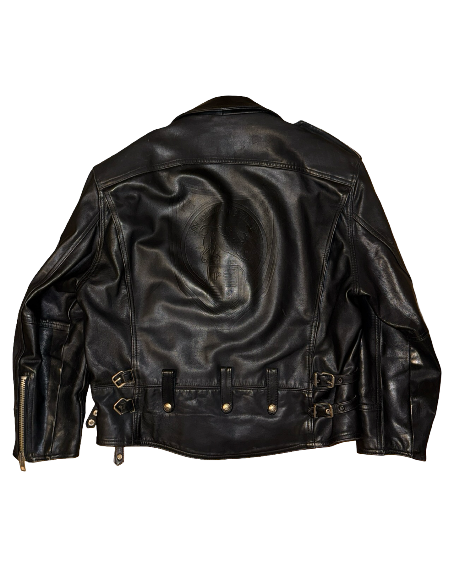 Vintage 90s Parasuco Studded Perfecto Leather Motorcycle Jacket