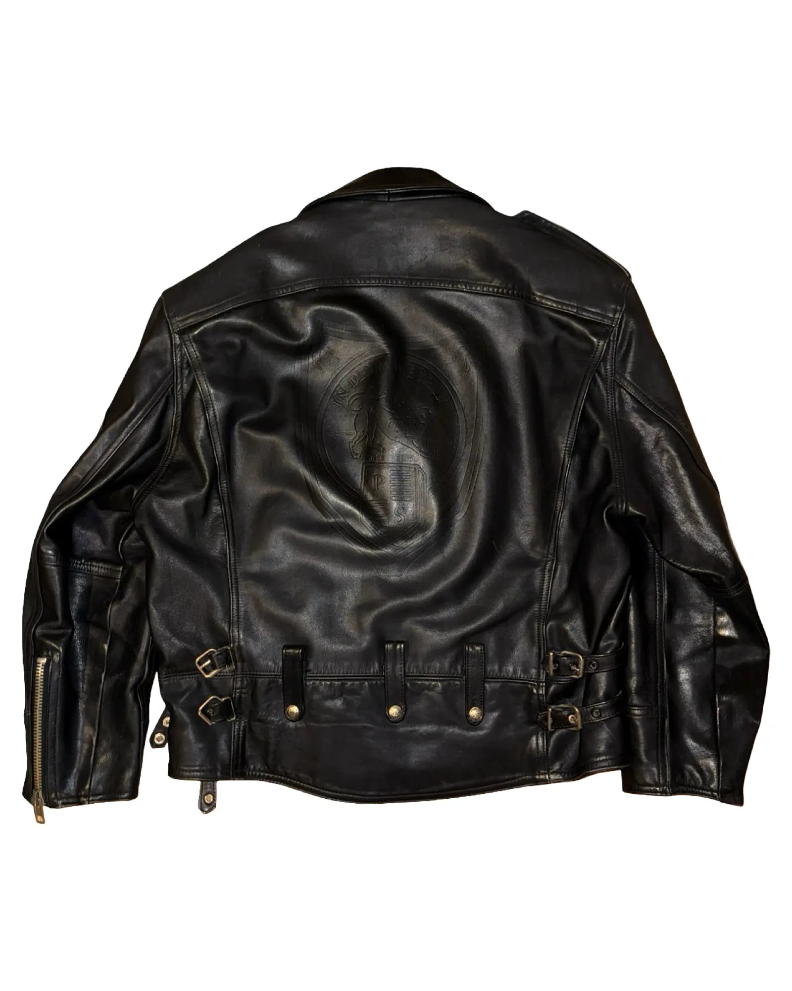 Vintage 90s Parasuco Studded Perfecto Leather Motorcycle Jacket KIF Vintage