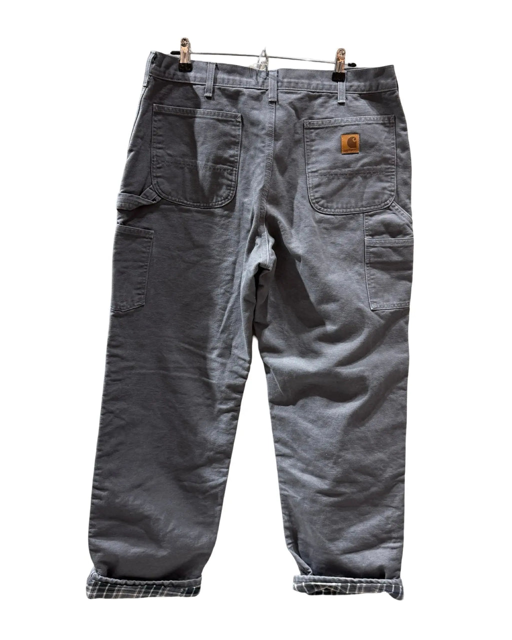 Vintage Carhartt Gray Flannel Lined Carpenter Pants KIF Vintage