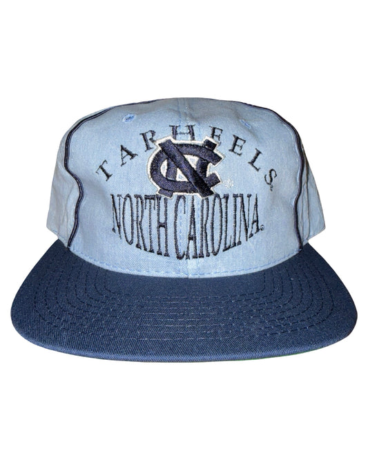 Vintage 90s DS North Carolina Tarheels The Game Blue Snapback Hat KIF Vintage