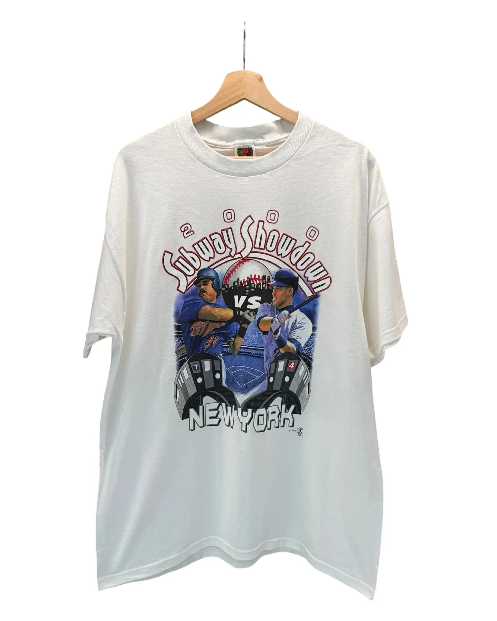 Vintage 2000 DS Yankees Mets Subway Series Showdown Tee KIF Vintage