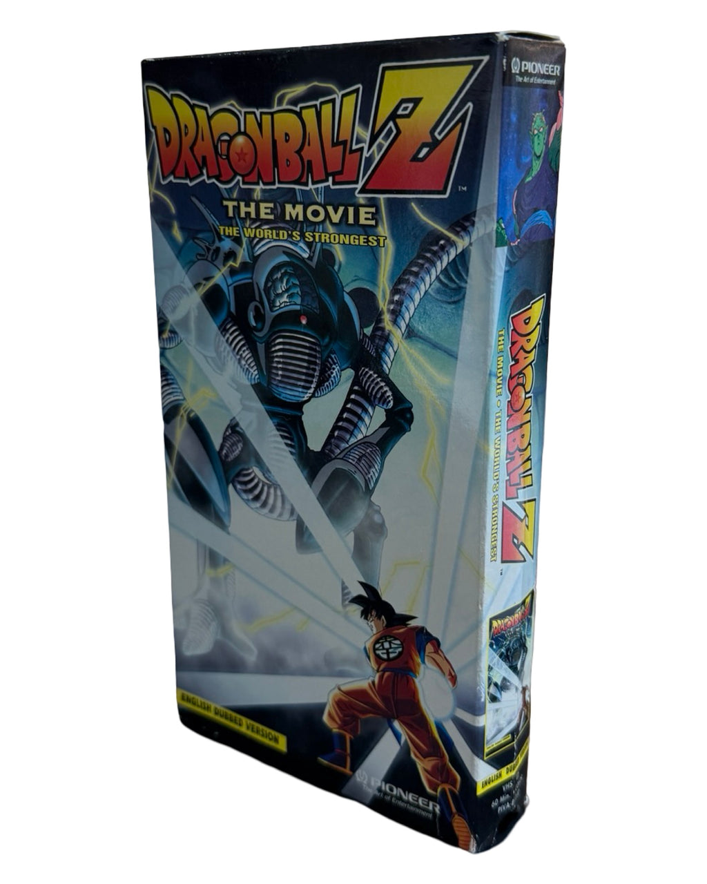 VHS de la película de Dragon Ball Z El hombre más fuerte del mundo (Clásico)