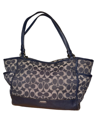 Vintage Coach Park Signature Carrie Tote Handbag