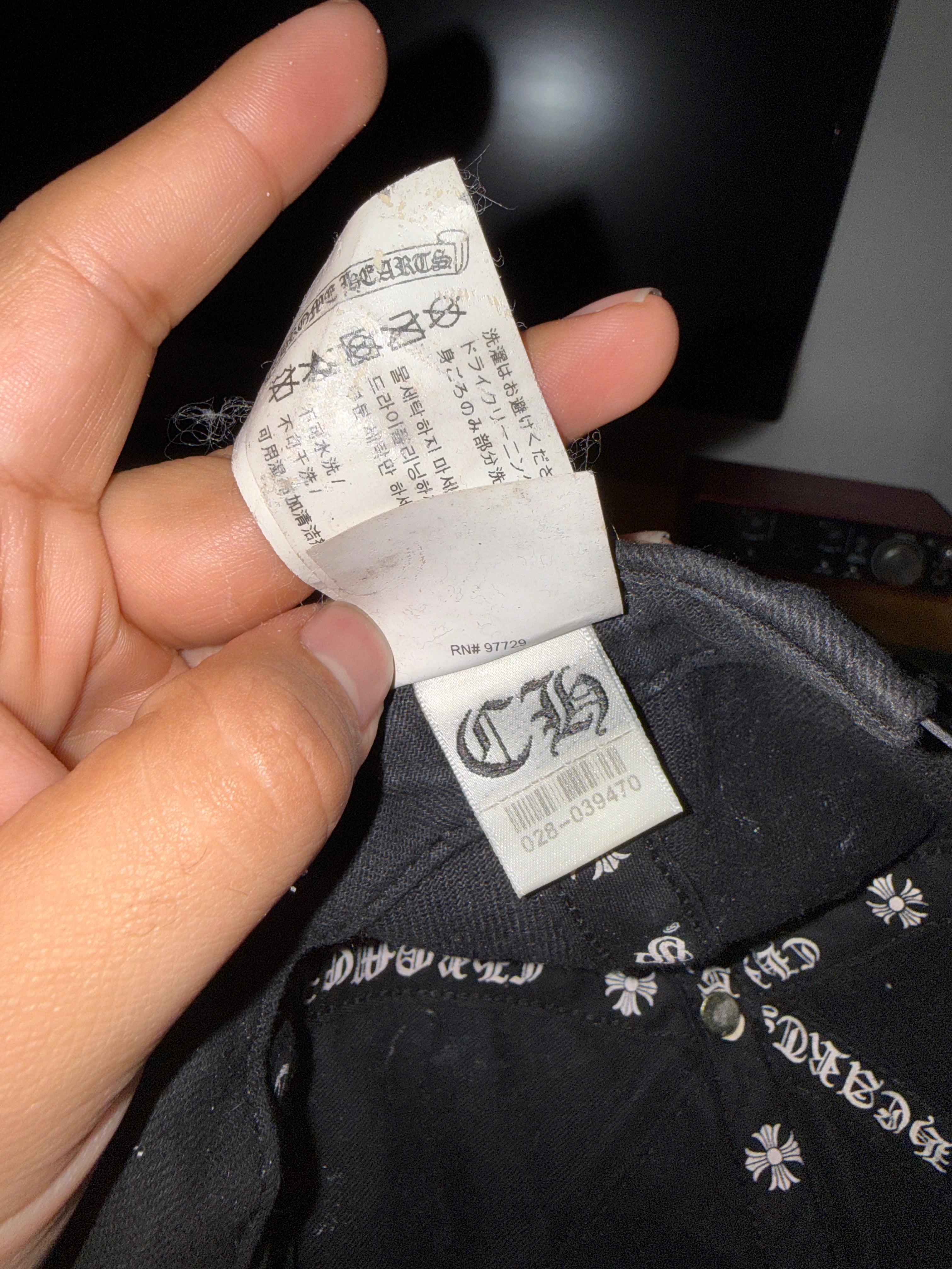 Vintage Chrome Hearts Embroidered Hat KIF Vintage