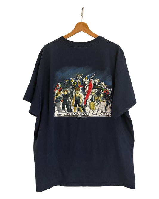 Vintage 2002 Gundam Wing Anime Promo Tee