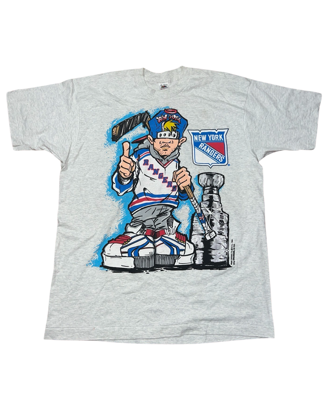 Vintage Rare 1994 Rangers Stanley Cup Graffiti Tee