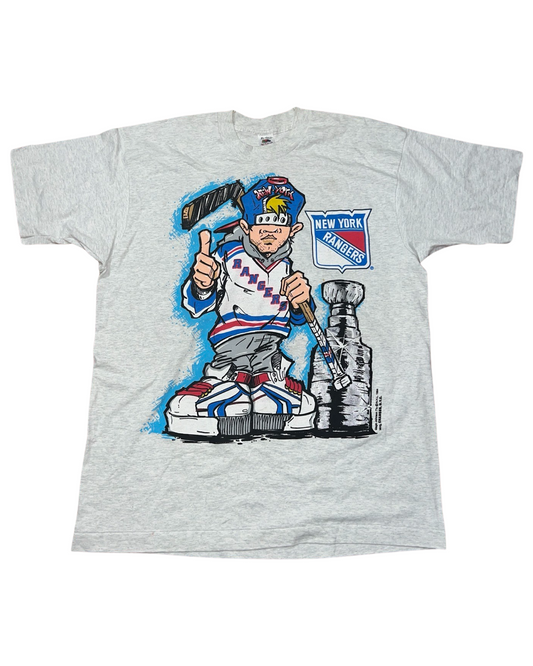 Vintage Rare 1994 Rangers Stanley Cup Graffiti Tee
