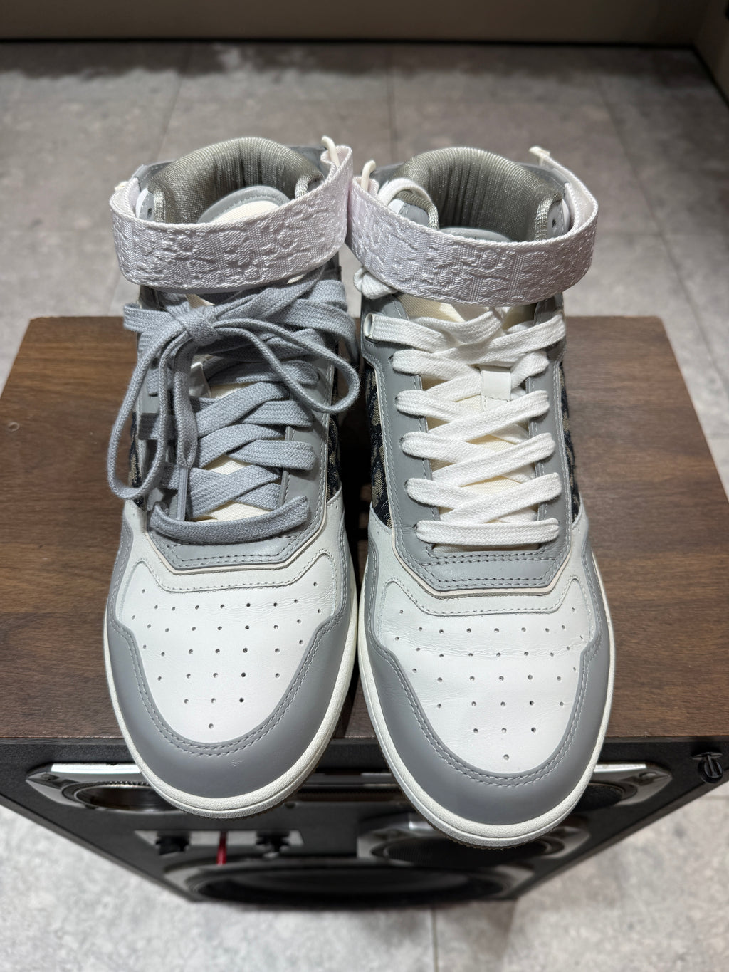 US 9 Dior B27 High Oblique Grey Sneakers KIF Vintage
