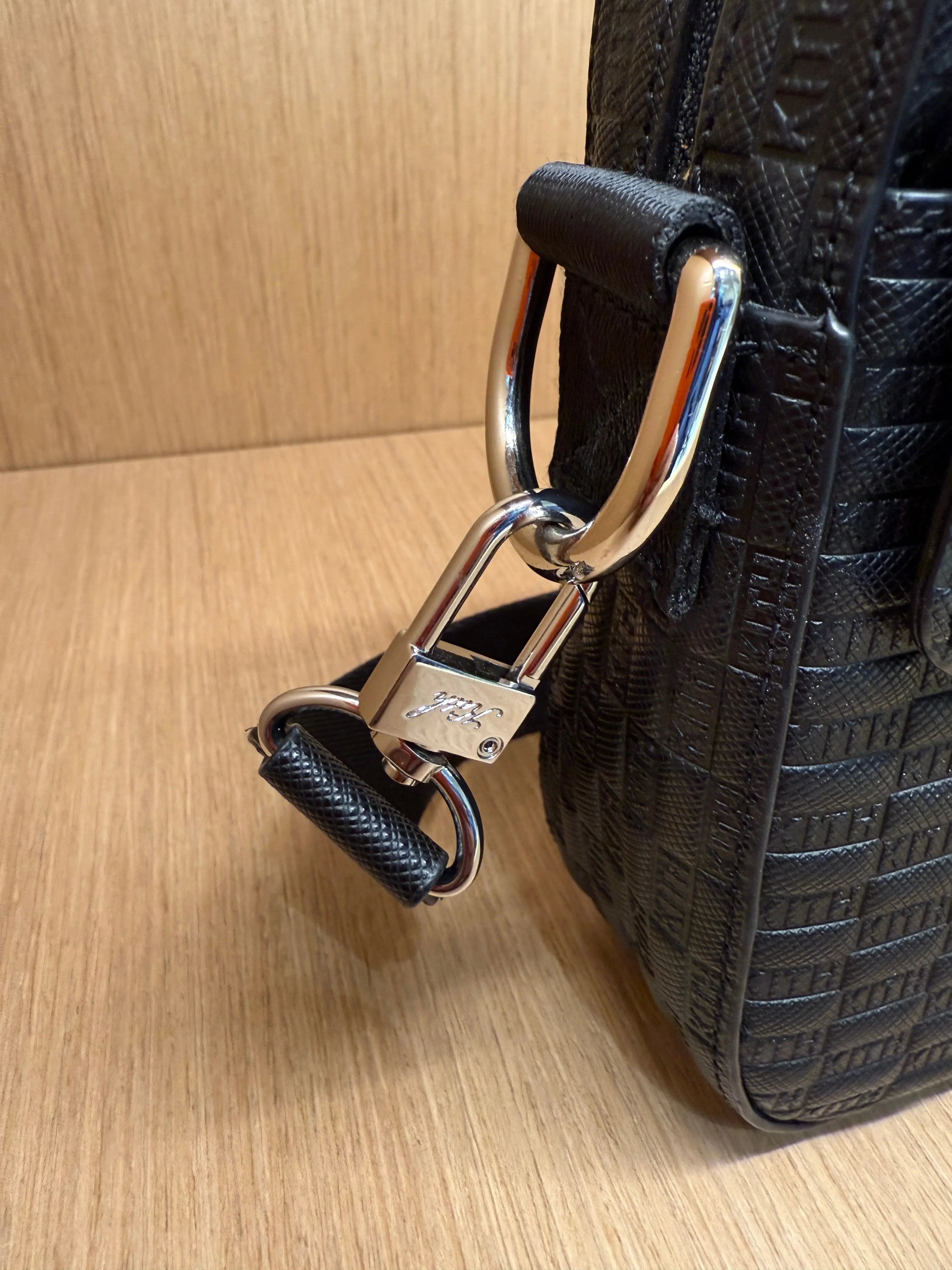 Kith Utility Saffiano Leather Crossbody Bag KIF Vintage