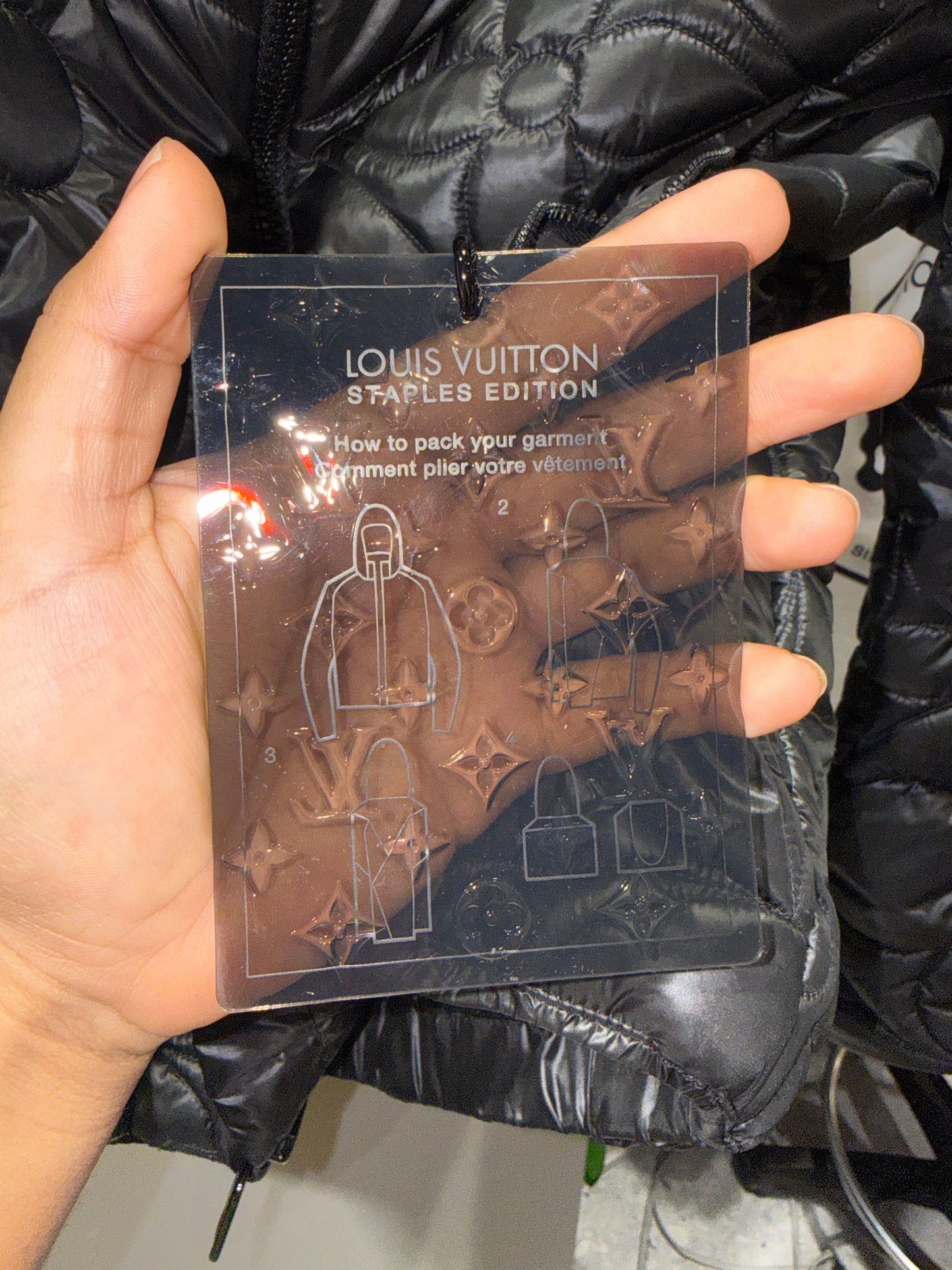 DS Louis Vuitton Monogram Quilted Puffer Jacket