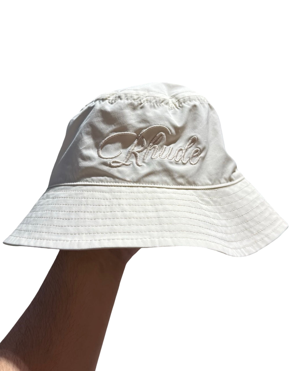 Rhude Cream Bucket Hat