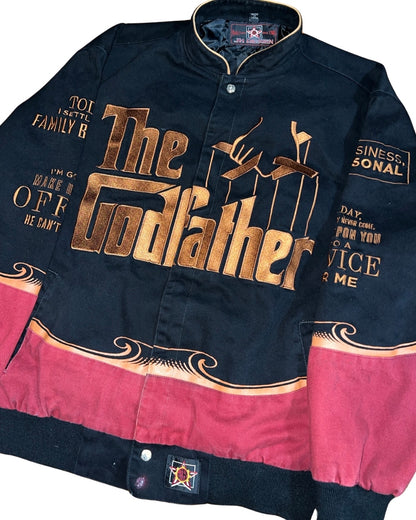 Vintage 90s Rare The Godfather Jeff Hamilton Jacket