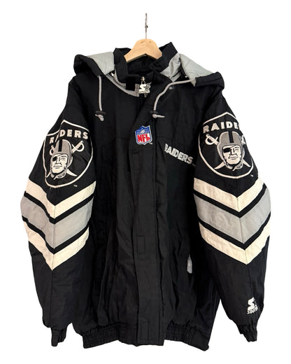 Vintage 90s Los Angeles Raiders Starter Pro Line Jacket