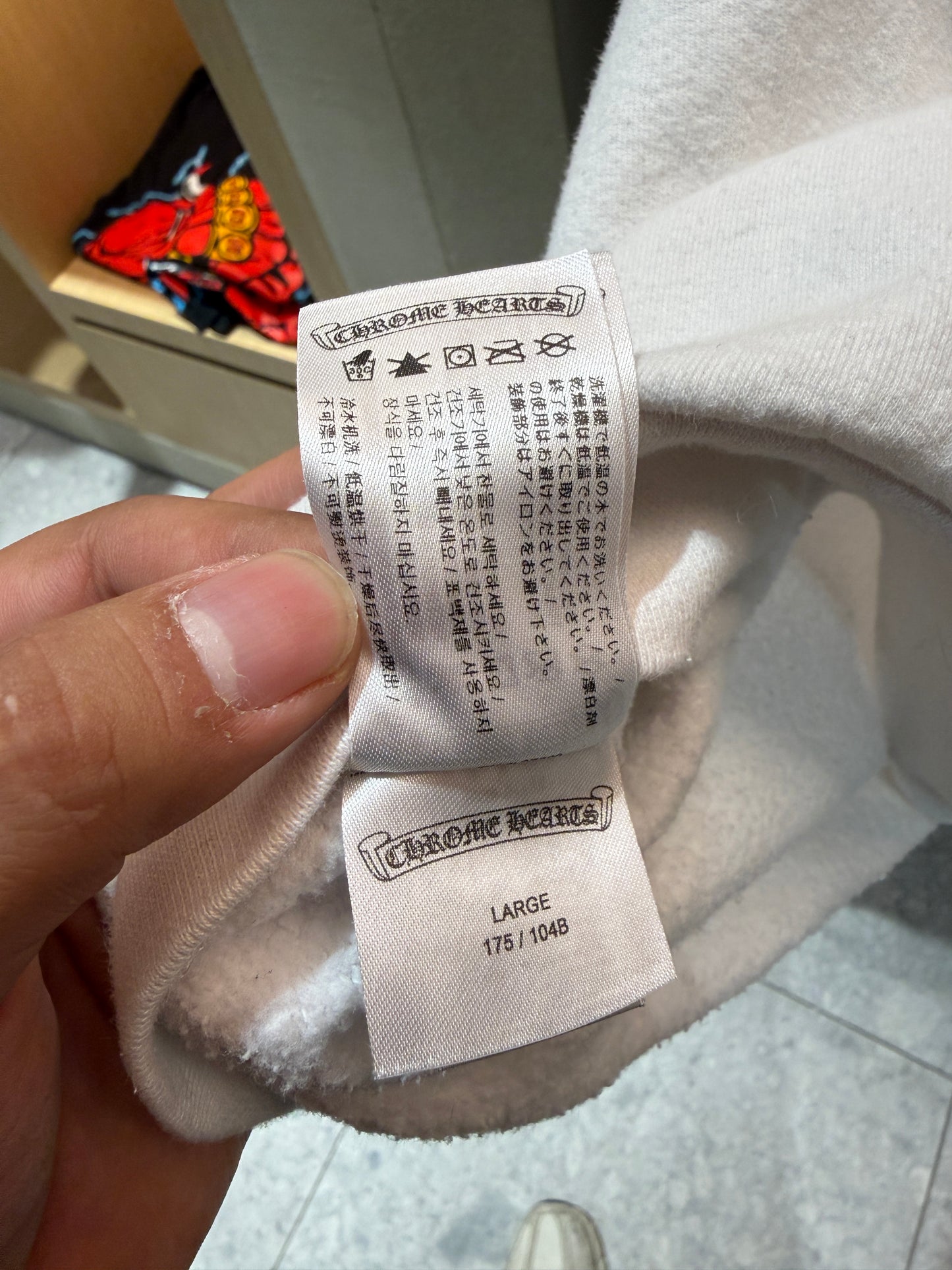 Chrome Hearts Horseshoe Floral Oversized Crewneck