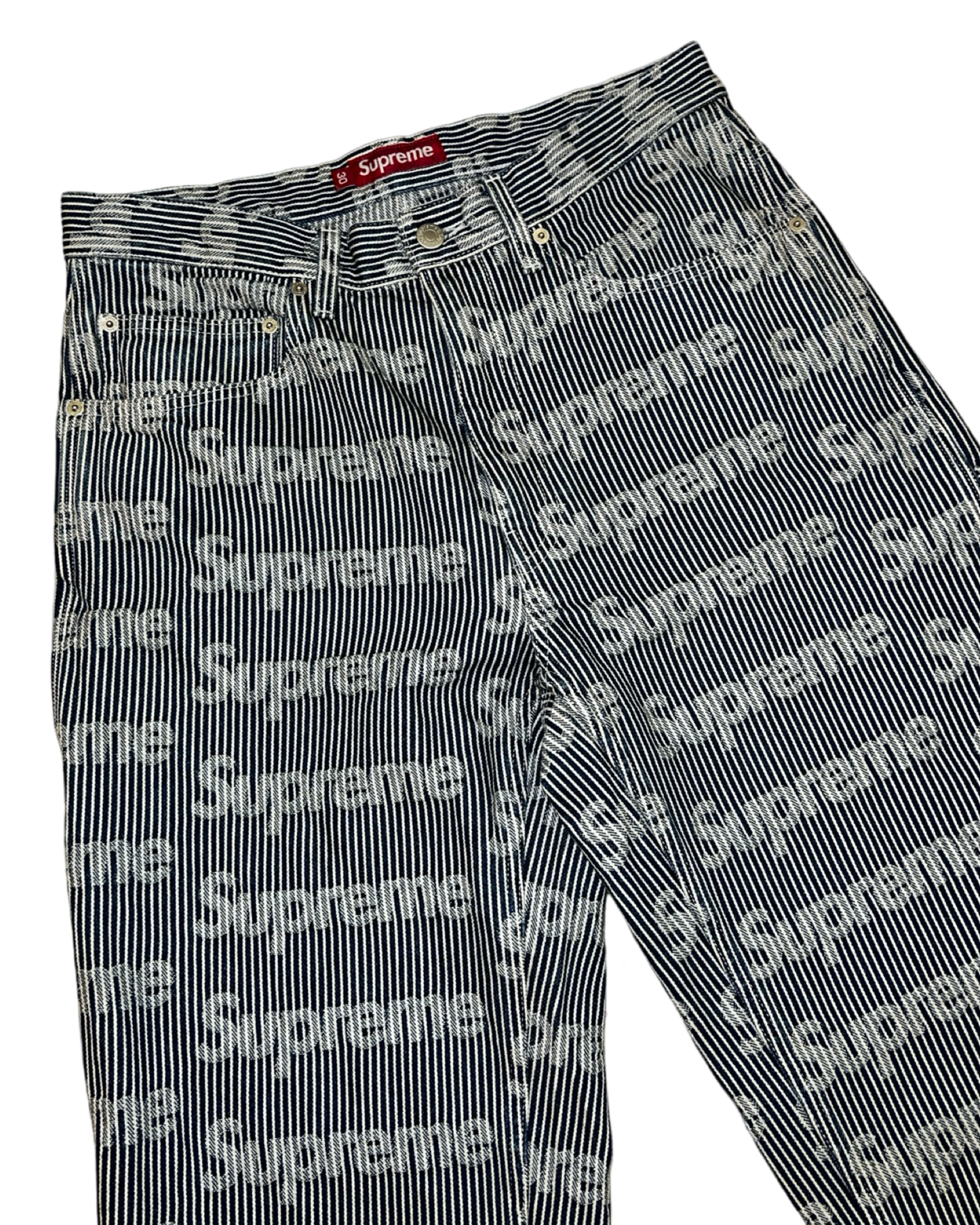 30 x 30 Archive SS/24 Supreme Denim Painter Striped Pants