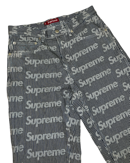 30 x 30 Archive SS/24 Supreme Denim Painter Striped Pants