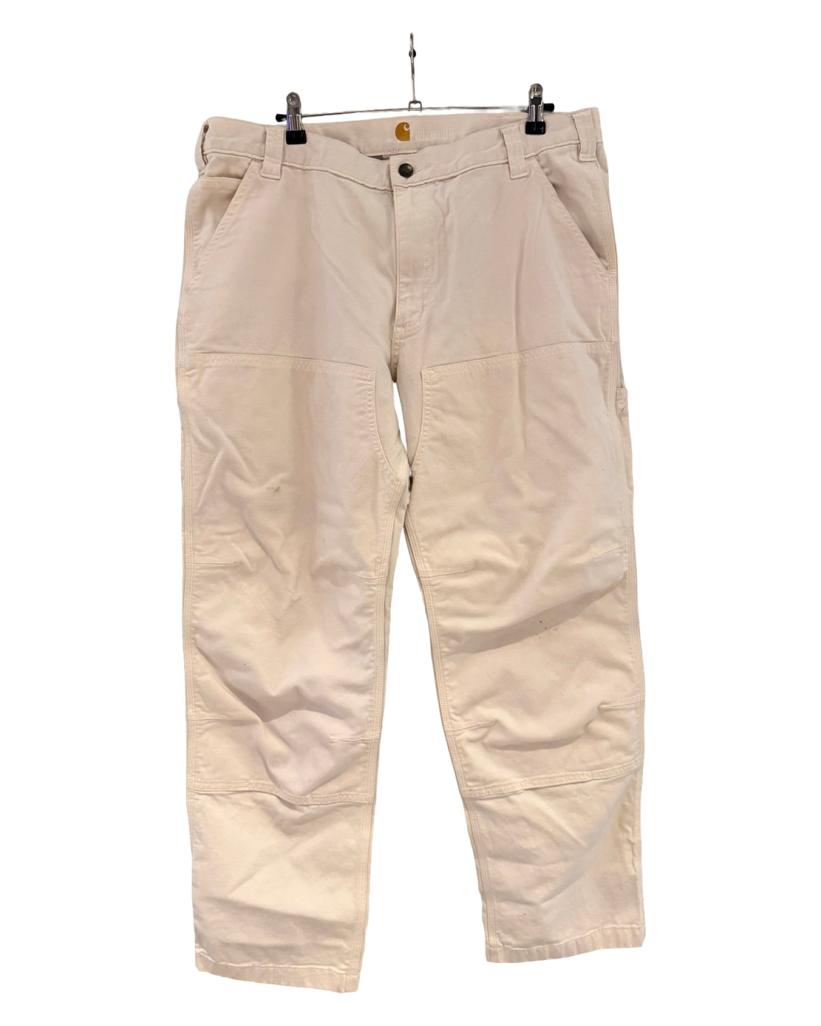 38 x 32 Vintage Carhartt White Double Knee Carpenter Pants
