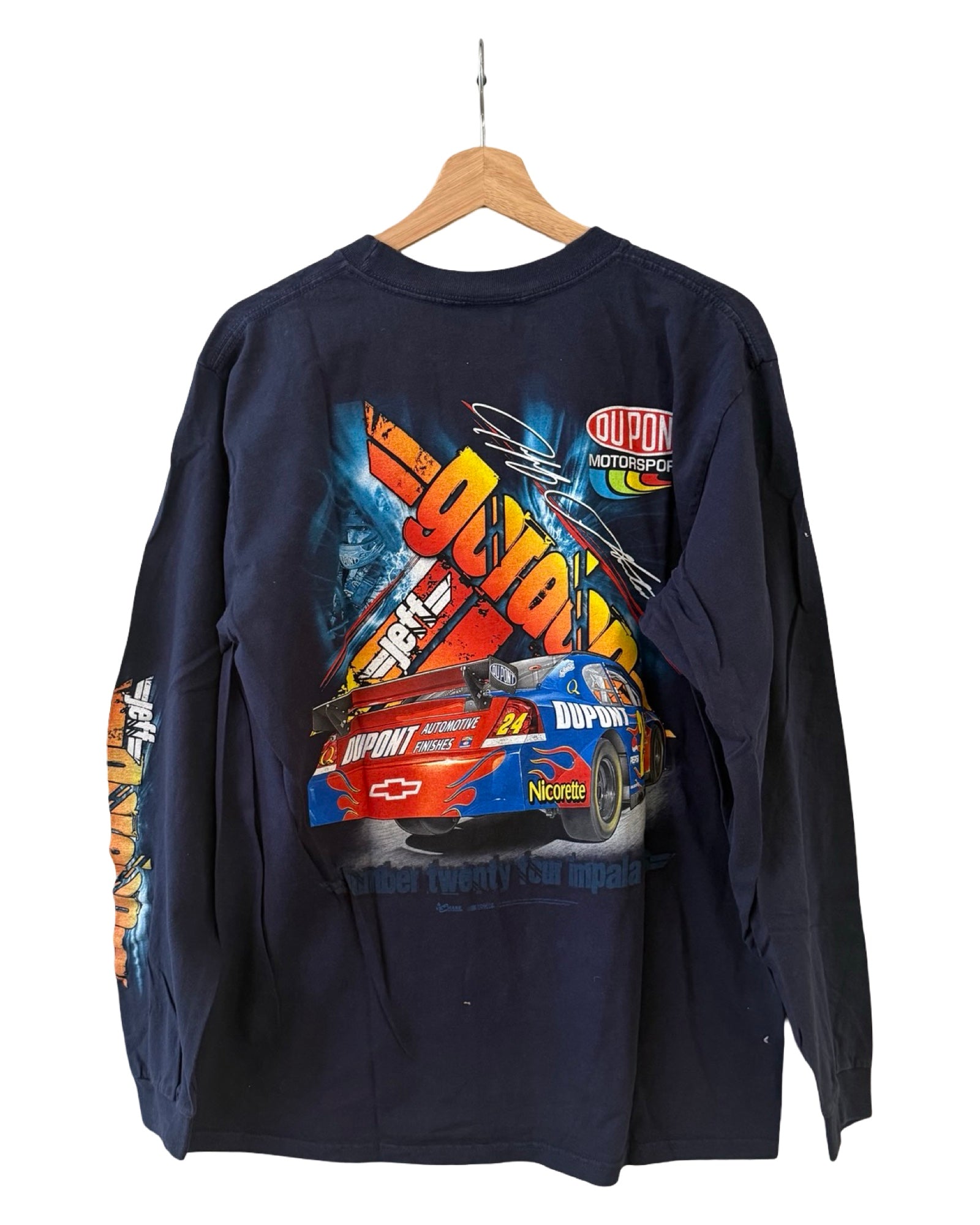 Vintage 2000 Jeff Gordon NASCAR Long Sleeve Tee