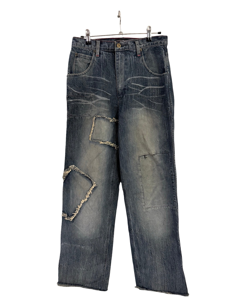 32 x 32 Vintage Sean John Baggy Patchwork Denim Jeans