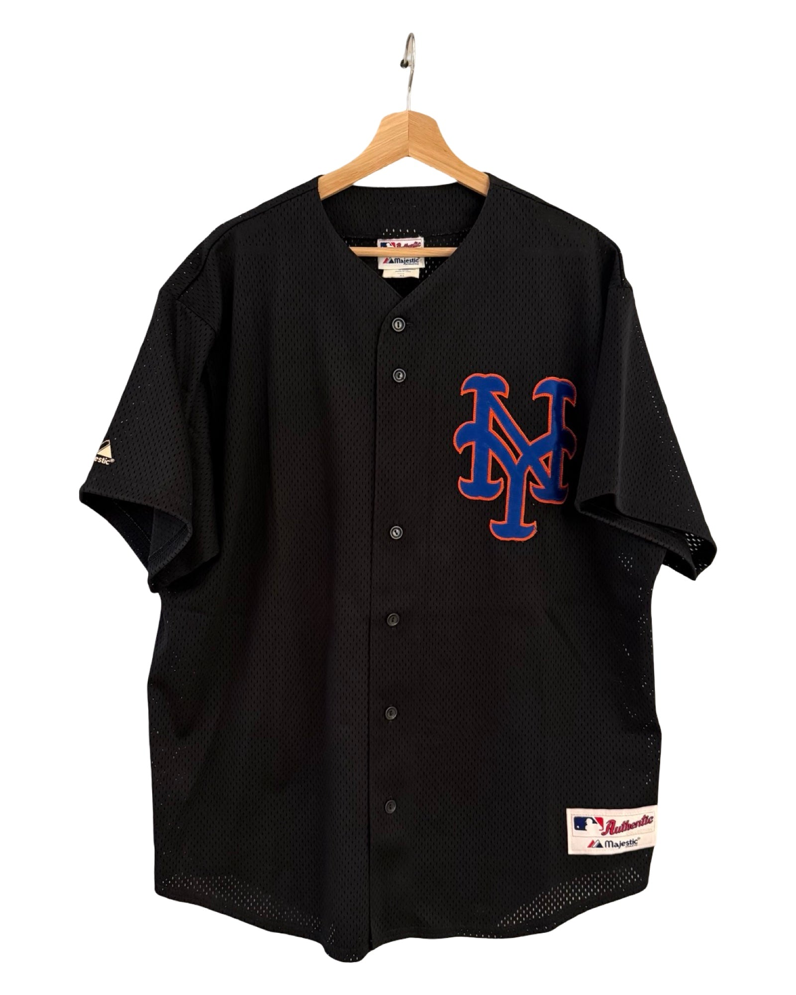 Vintage 00s New York Mets Black Majestic Jersey