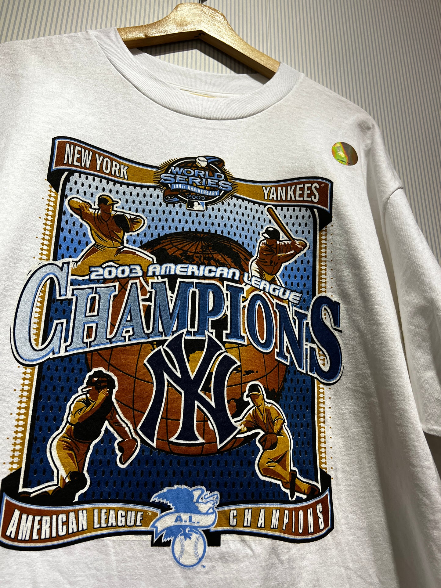 Vintage DS 2003 New York Yankees World Series Tee