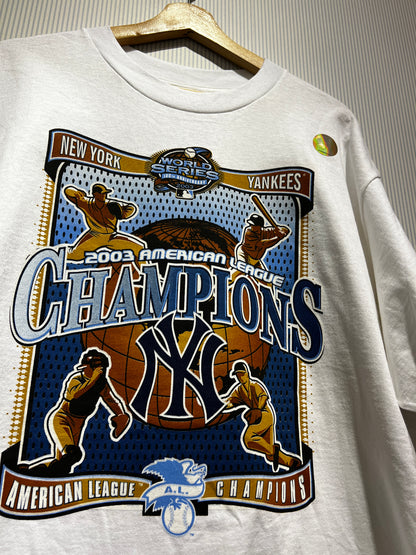 Vintage DS 2003 New York Yankees World Series Tee