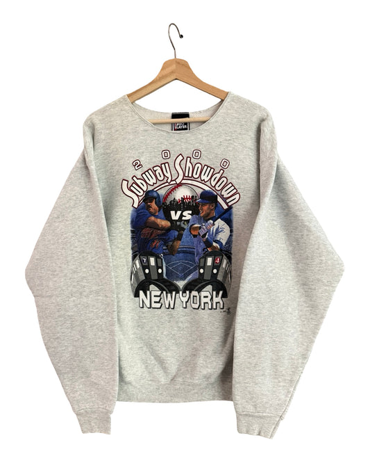 Vintage 2000 Subway Showdown Yankees Mets Crewneck