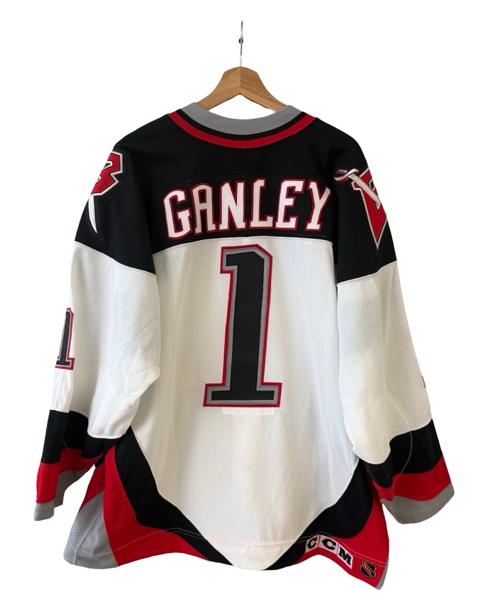 Vintage 90s Brand New Buffalo Sabres NHL Player Grade Jersey