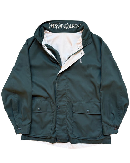 Vintage 90s YSL Yves Saint Laurent Reversible Windbreaker