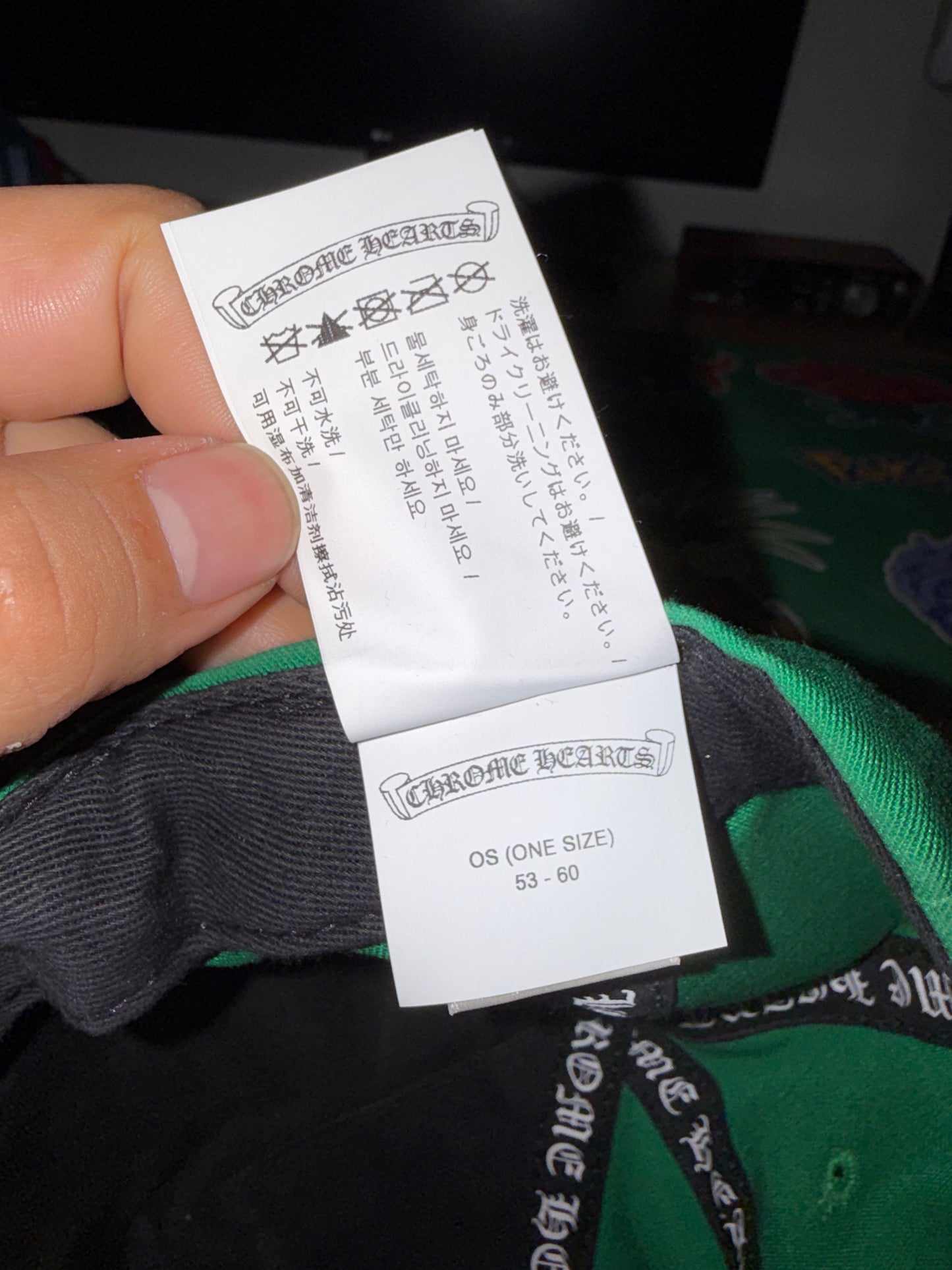 Chrome Hearts Green Yellow Hat