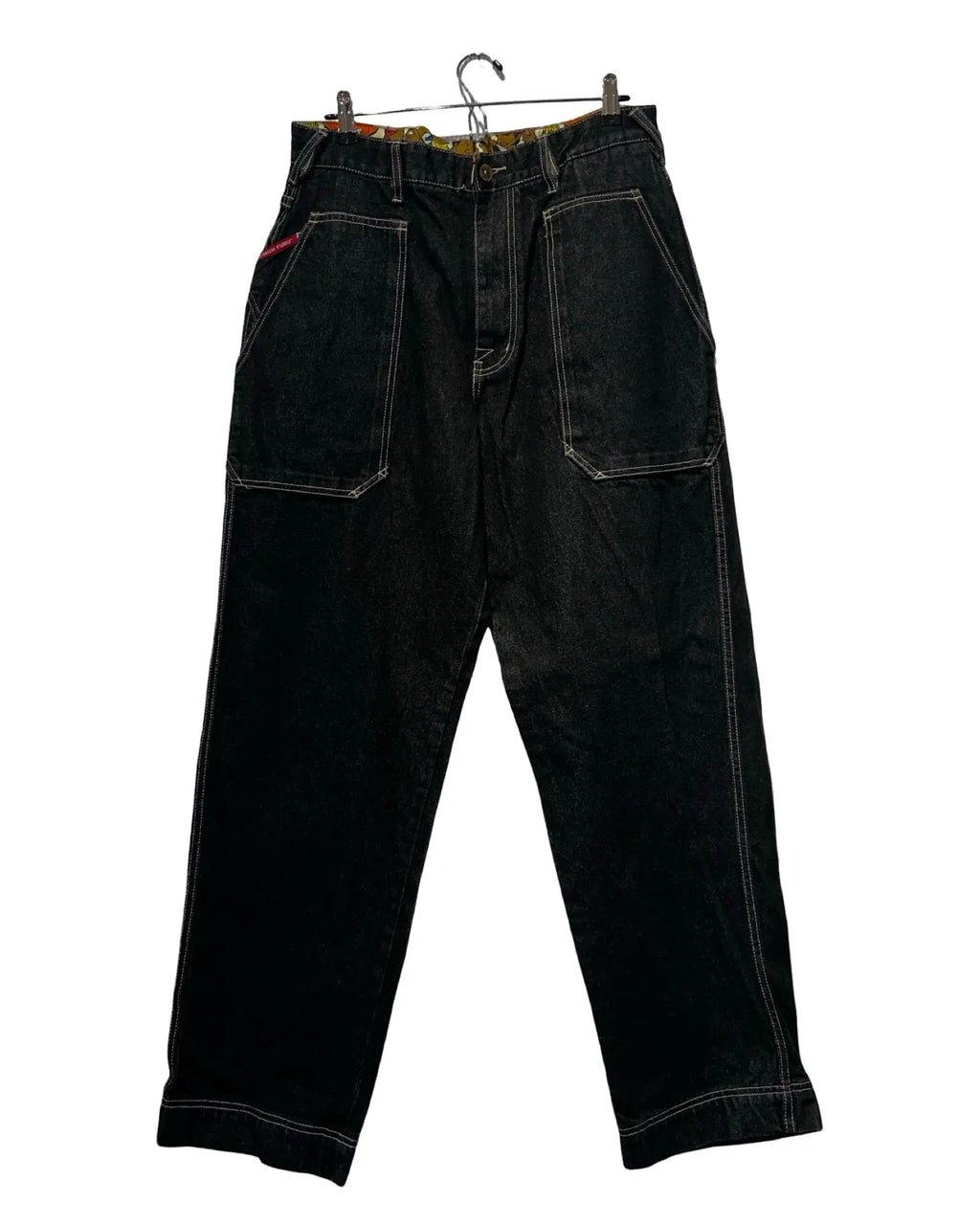 34 x 30 Platinum Fubu x Fat Albert 90s Denim Jeans KIF Vintage