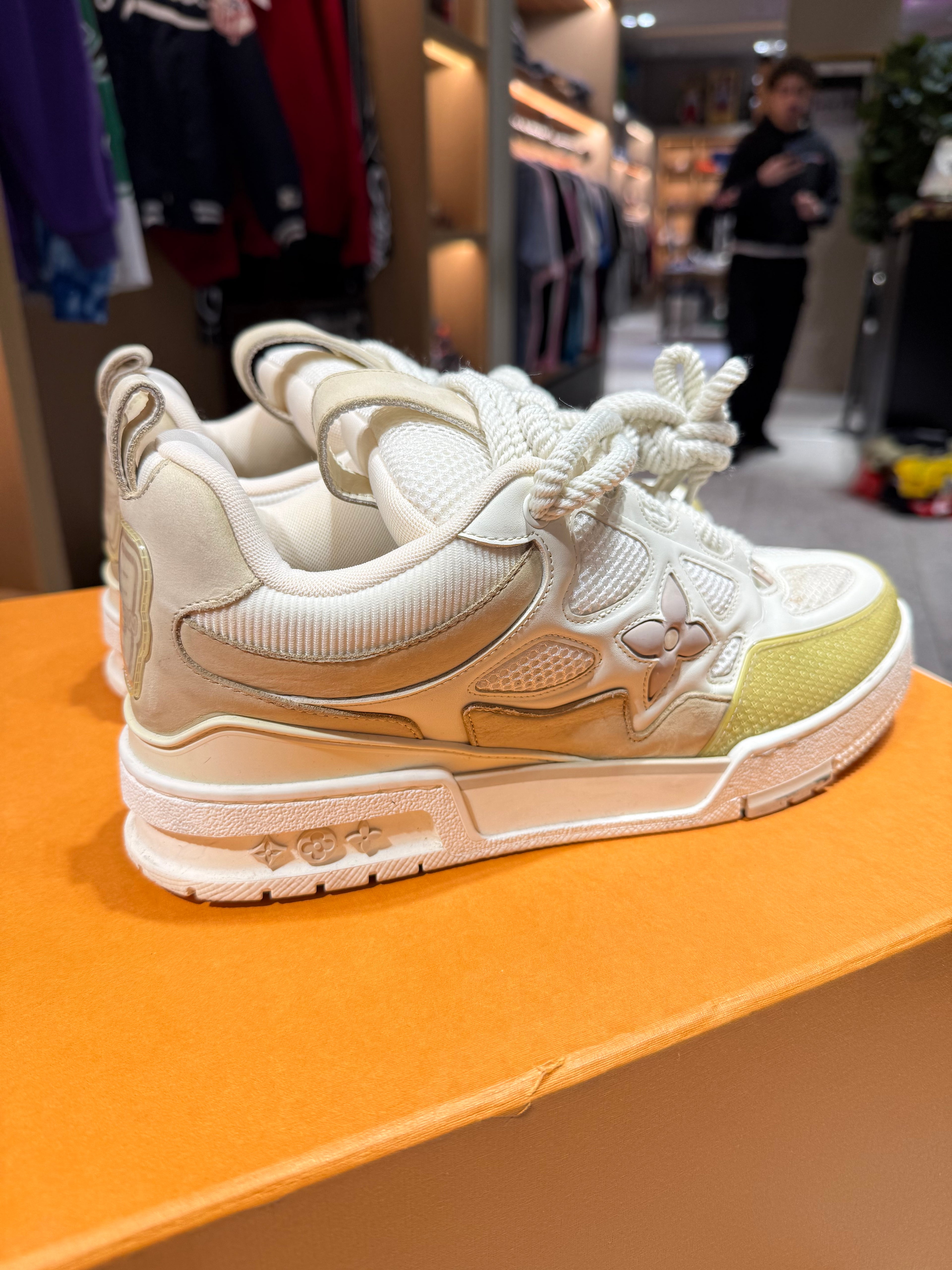 LV Skate Trainers Beige Size 7