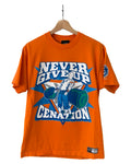 Vintage WWE John Cena Never Give Up Promo Tee