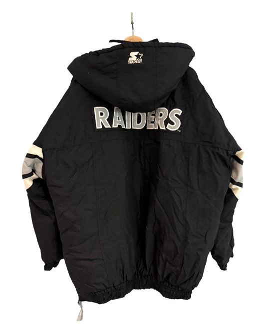 Vintage 90s Los Angeles Raiders Starter Pro Line Jacket