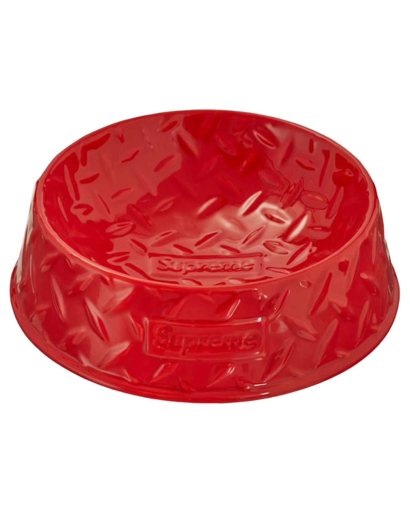 2023 Supreme Red Ceramic Dog Bowl