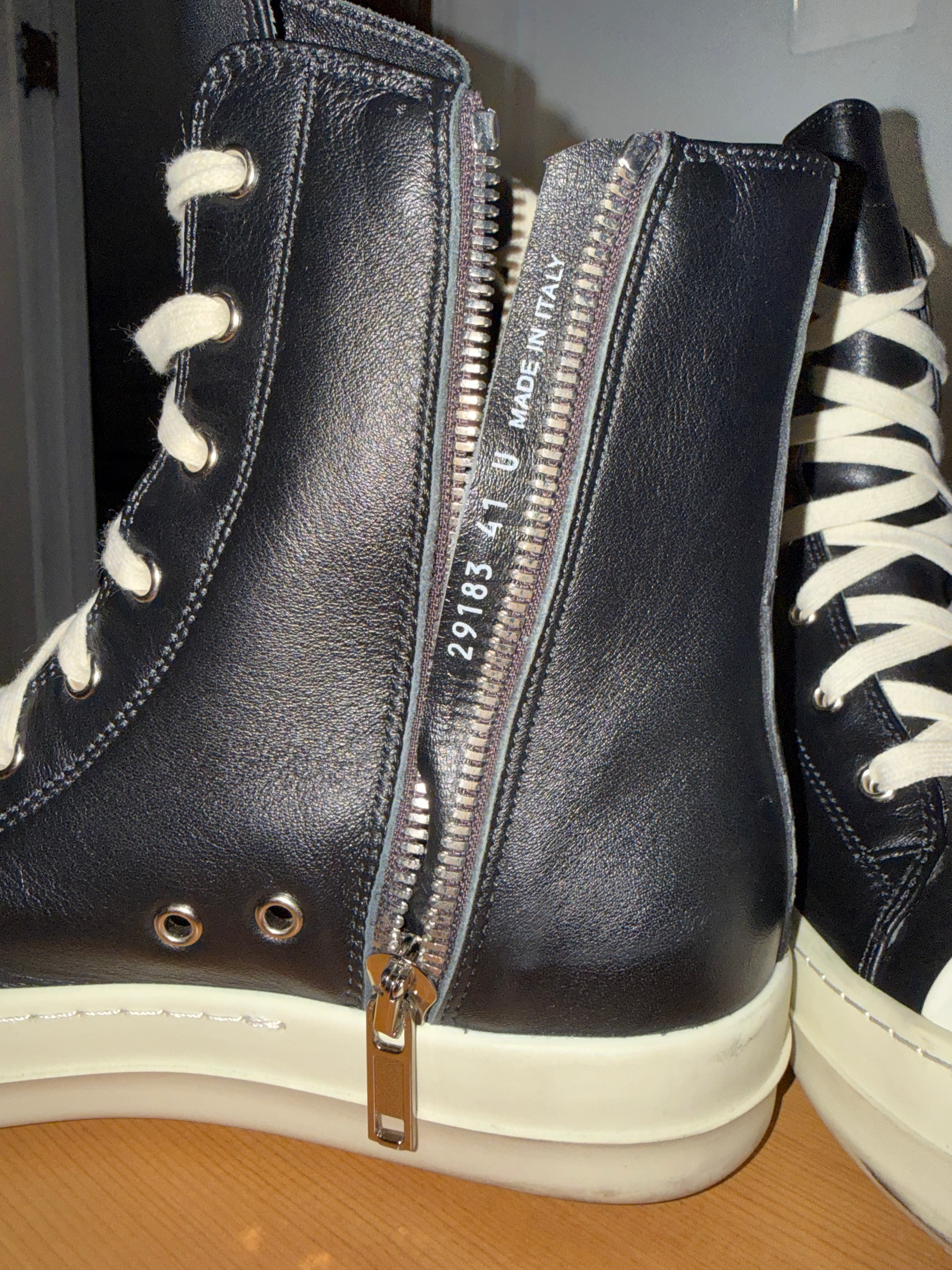 Size 8 Rick Owens Mainline Ramones High KIF Vintage