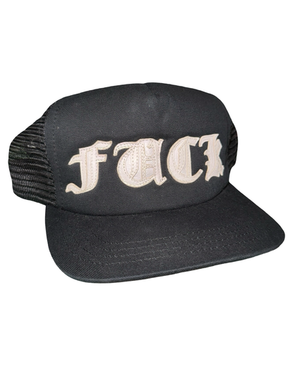 Chrome Hearts FUCK Leather Letters Hat