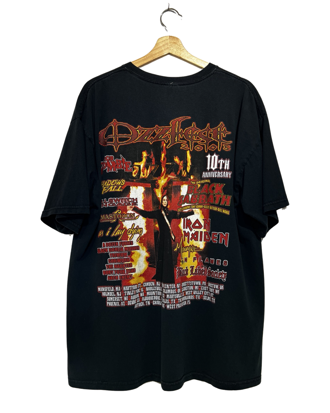 Vintage 2005 Ozzfest Tour Tee